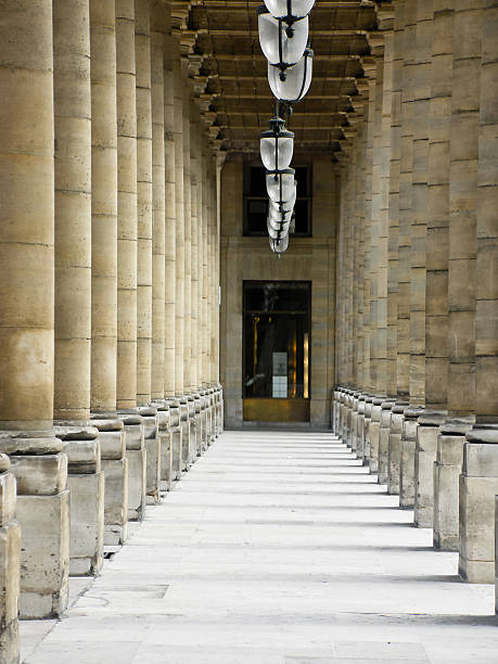istock Corridor at the Palais-Royal in Paris 112793146
