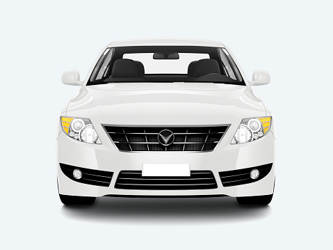 Front view of a white sedan in 3D
***These graphics are our own generic designs. They do not infringe on any copyrighted designs.