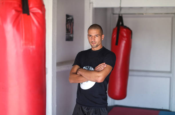 istock Portrait of a combat sports instructor. 1127936764