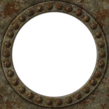 Galled Grunge Vintage Retro Panel Manhole Cover Steampunk - seamless high resolution and quality pattern tile for 2D design and 3D as background or texture for objects - ready to use.