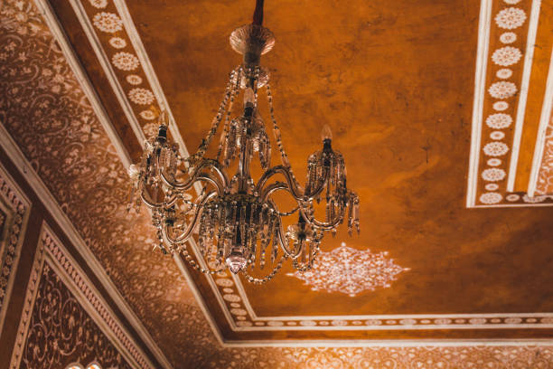 istock Chandelier Lighting inside The City Palace, Jaipur. 1127940740