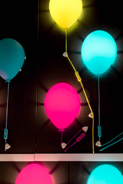 istock Colorful balloon lamp 1127943120