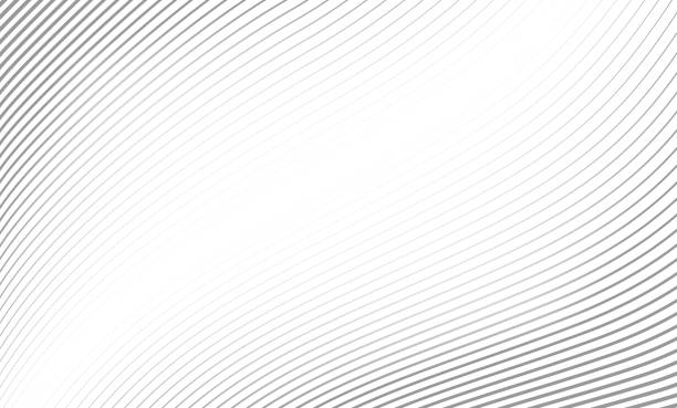 ilustrações de stock, clip art, desenhos animados e ícones de vector illustration of the pattern of the gray lines abstract background. eps10. the pattern of the gray lines by blend tool. - lines