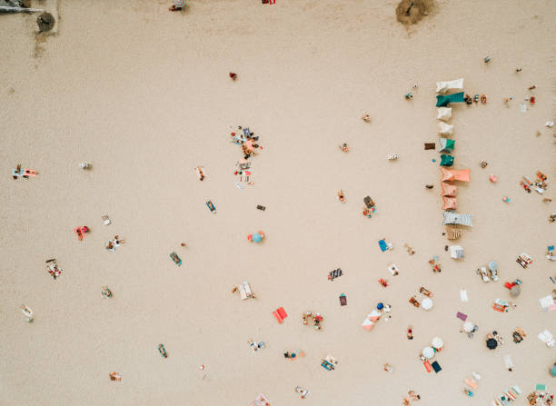istock Aerial view of the beach 1127947797