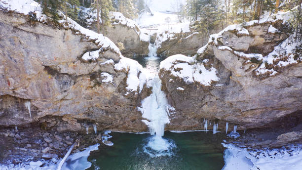 istock Buchenegger Wasserfall winter frozen ice 1127954426