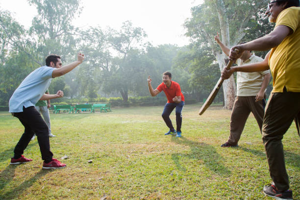 크리켓-재고 이미지 - sport of cricket cricket player fielder sport 뉴스 사진 이미지