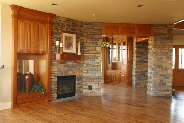istock Well built home with fireplace and hardwood floor 112796745