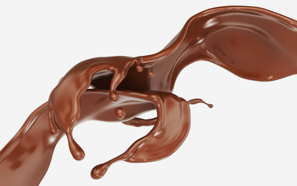 istock Splash of dark Chocolate and Melted Include clipping path. 1127968591