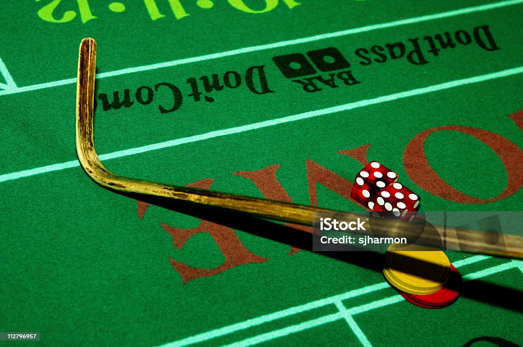 Dados Casino Stick - Foto de stock de Craps libre de derechos