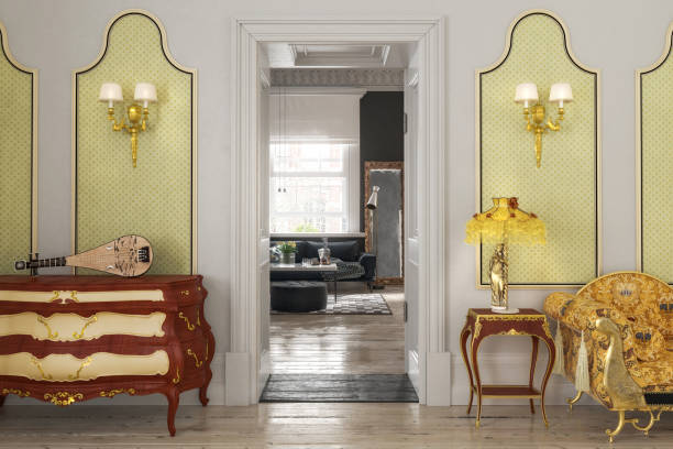 istock Luxury Suite in Antique Style 1127970004