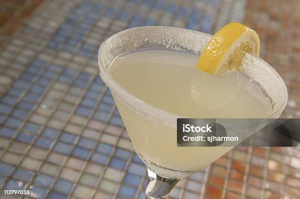 Lemon Drop 2 Stock Photo - Download Image Now - Alcohol - Drink, Bar Counter, Citrus Fruit