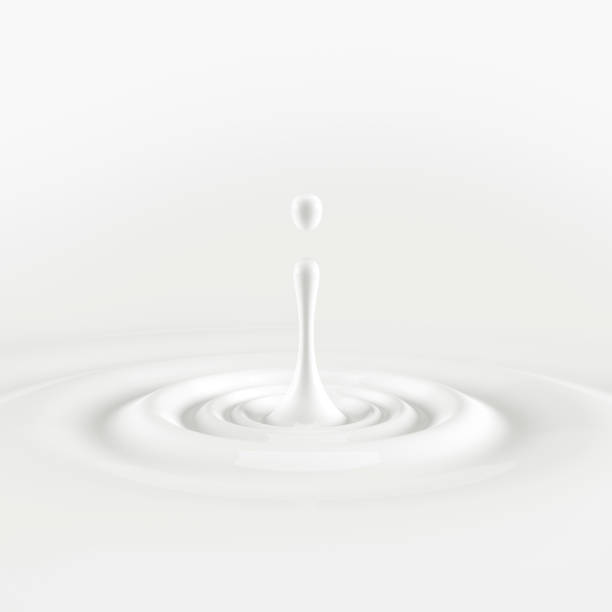 istock Drop of milk and rippling 1127971262