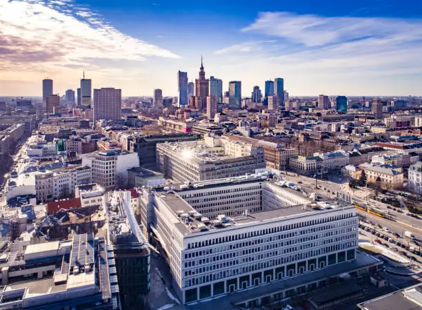 Warsaw Panorama of the City