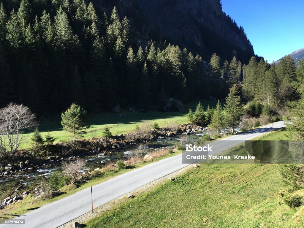 Little River The Ziller in the Zillertagrundl in South Tyrol Alto Adige - Italy Stock Photo