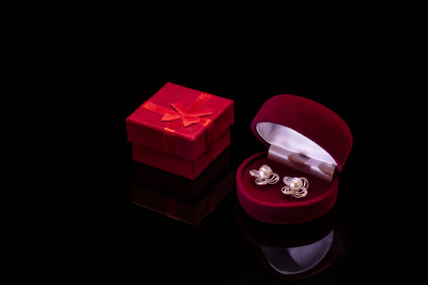 istock Colorful gift on a black background 1127983186
