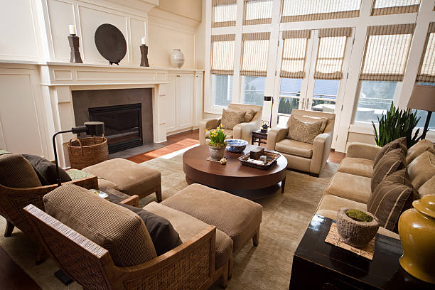 istock Artistic Mordern Living Room in Upscale home interior 112798551