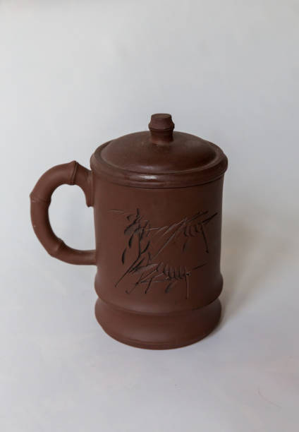 istock A chinese style cup with caved chinese 