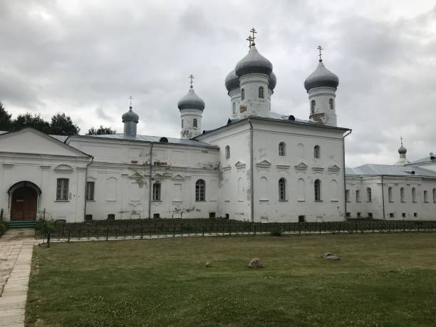 istock Veliky Novgorod, Vitoslavlitsy, Yuriev /Great Novgorod, Vitoslavlitz, Yuriev Monastery 1127992605