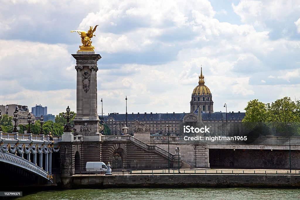 The Ecole Militaire in Paris, France.  Architecture Stock Photo