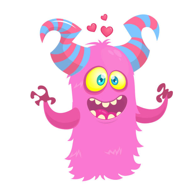 istock Cartoon funny monster in love. St Valentines Day 1127994139