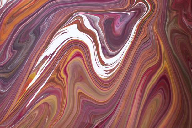 istock Abstract painting background in red warm tones 1127997843