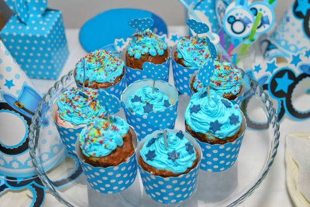 istock Assortment of Colorful Cupcakes 1127999972