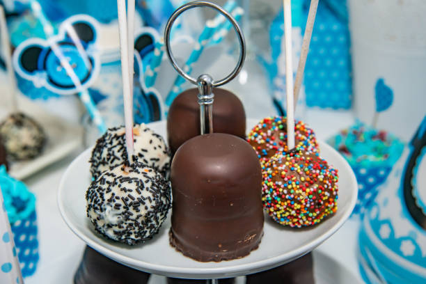 Chocolate marshmallows (Mallomars) and Chocolate ball confection candy