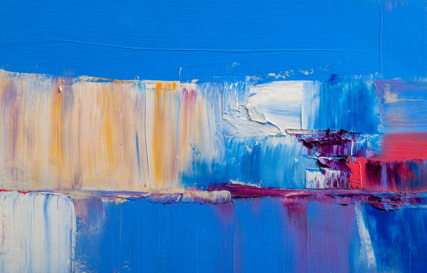 istock Abstract paintings. Hand drawn oil painting. Color texture. 1128003379