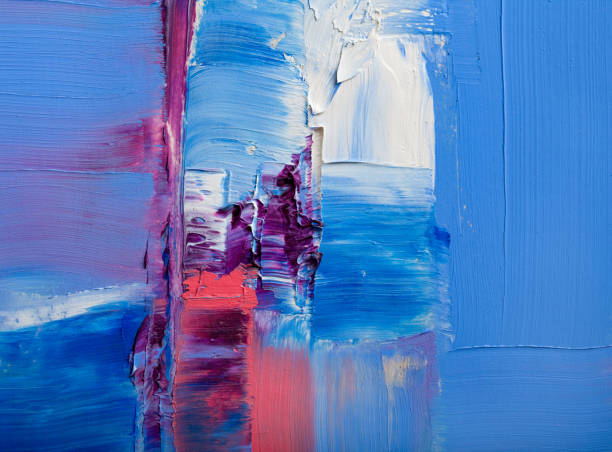 Abstract paintings. Hand drawn oil painting. Color texture.
