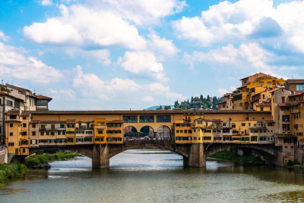 Ponte vecchio at Florence stock photo
