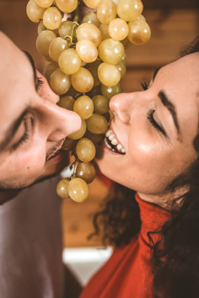 istock Romantic young couple cooking together in the kitchen,having a great time together. 1128014202