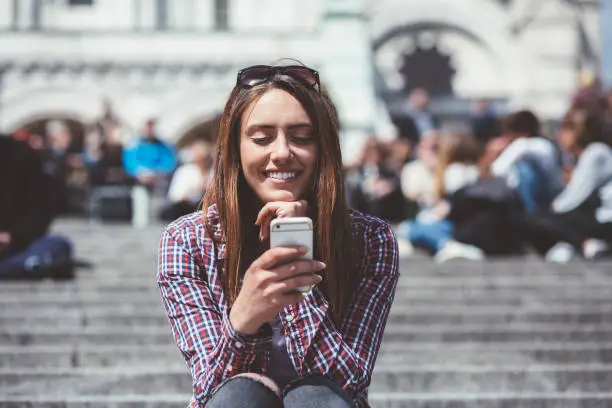 Photo of Girl enjoying a trip to Paris