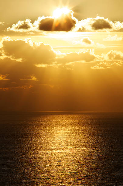 istock Sunset from Hartland Point near Clovelly 1128027696