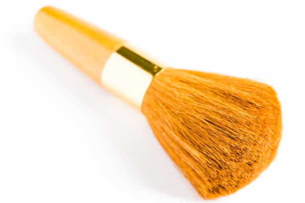 Blue Eyeshadow with make-up brush