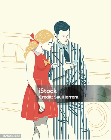 istock couple watching the cell phone 1128030786