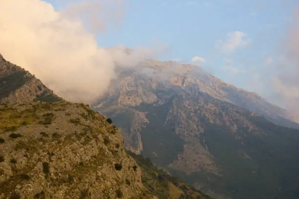 Clouds in the mountains, Montenegro
