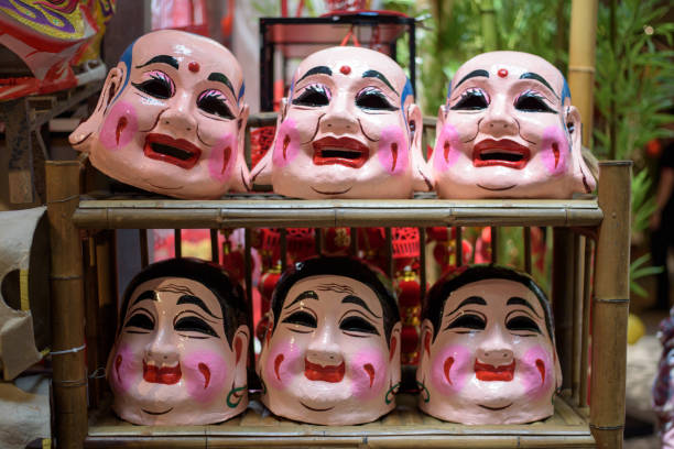 istock Traditions Chinese Lion Dance Monk Mask 1128031721