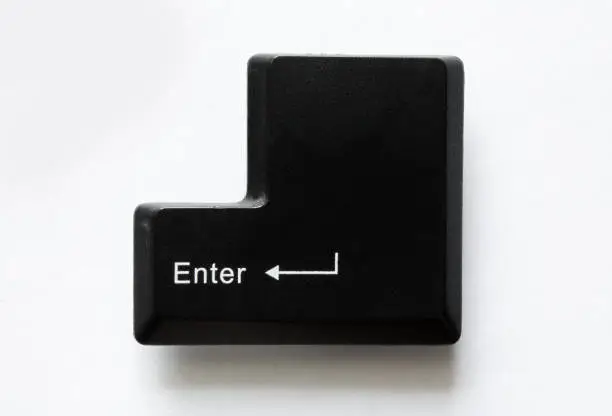 Photo of computer keyboard key