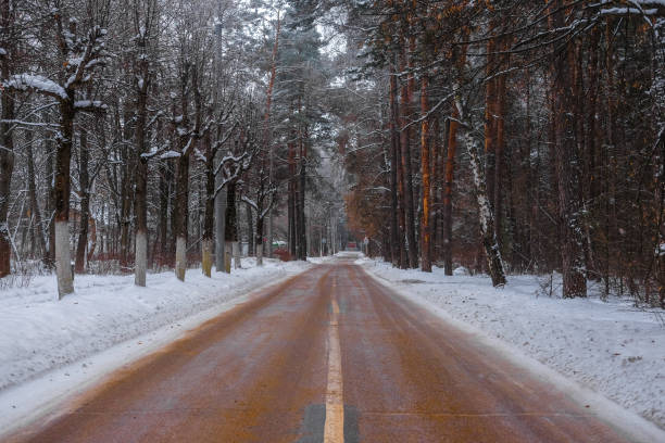 istock image of a winter road 1128039712
