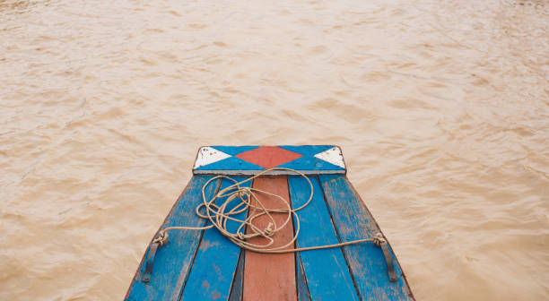 istock High Angle View Of Boat In Lake 1128042022