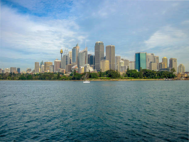 istock Skyline of Sydney Harbor 1128044225