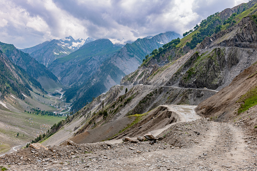 Srinagar-Kargil-Leh Road ,Zozila Pass,Jammu and Kashmir, Ladakh Region, Tibet,India,Nikon D3x
