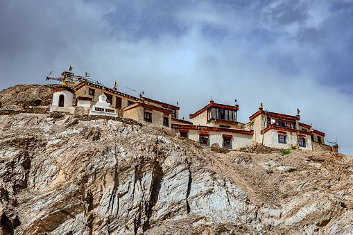 Lamayuru Gompa Ladakh, village housesJammu and Kashmir, Ladakh Region, Tibet,Northern India ,Nikon D3x