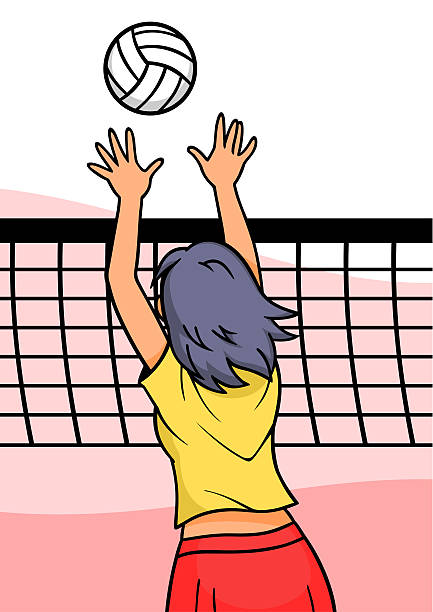 80+ Volleyball Net Hand Stock Illustrations, Royalty-Free Vector ...