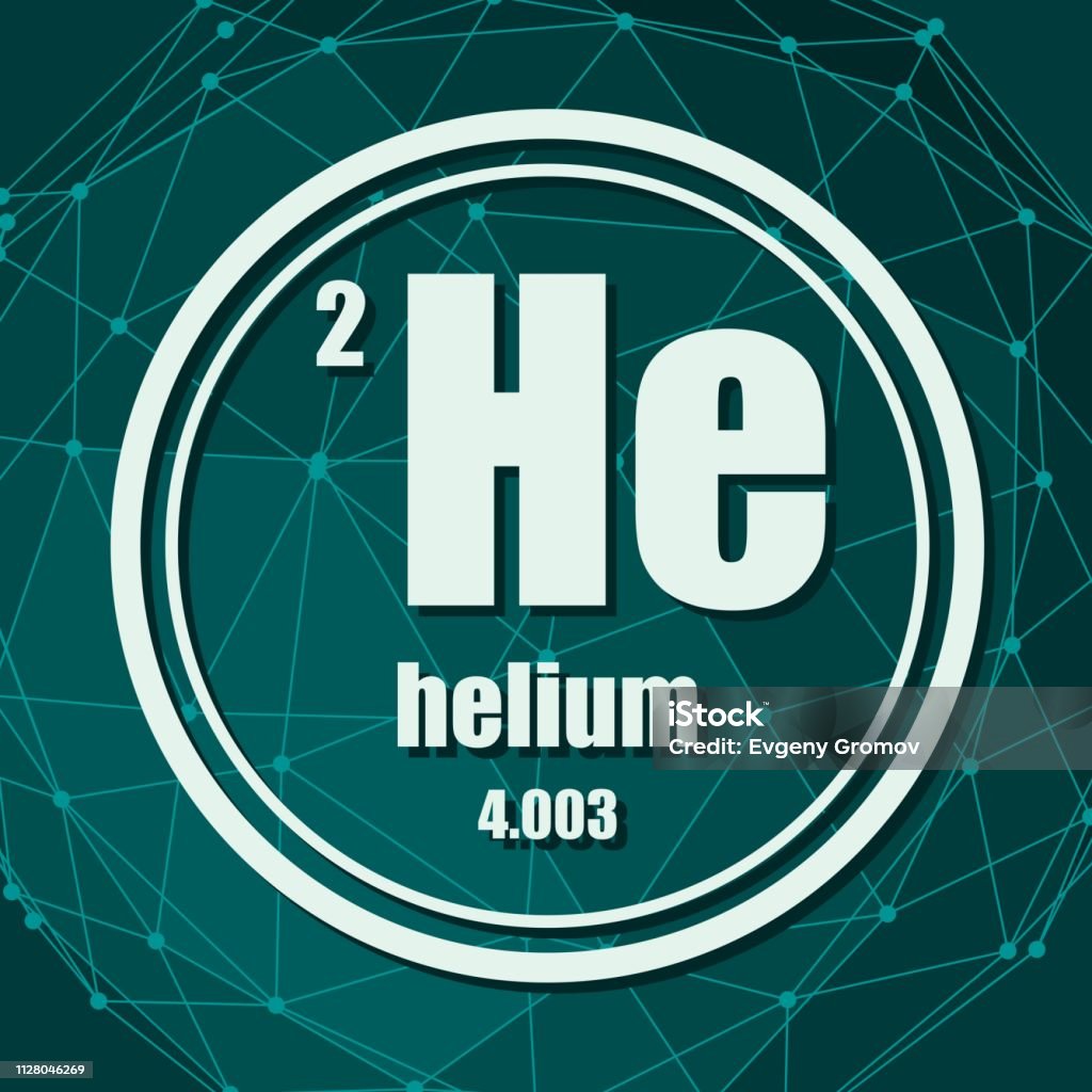 Helium Element Example Picture Helium Chemical Element Stock Illustration - Download Image Now ...