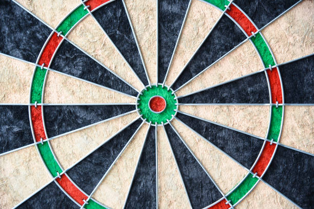 istock Sports circle for playing darts, close-up 1128048022