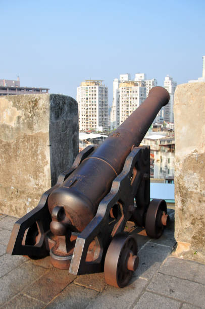 istock Monte Fortress - colonial artillery, Macau, China 1128049428