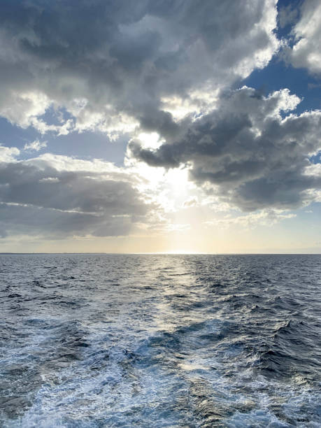 istock Wake of a ship across the Ocean 1128054678