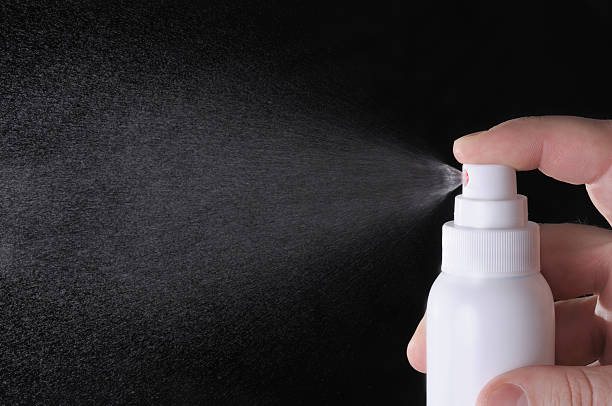 istock A still shot image of spray being shot out of an atomizer 112805826