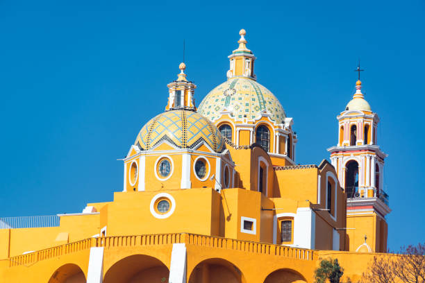 istock Yellow Church and Domes 1128059204